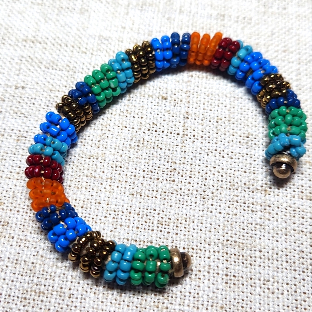 J. Crew Multi-Colored Beaded Bracelet - image 3